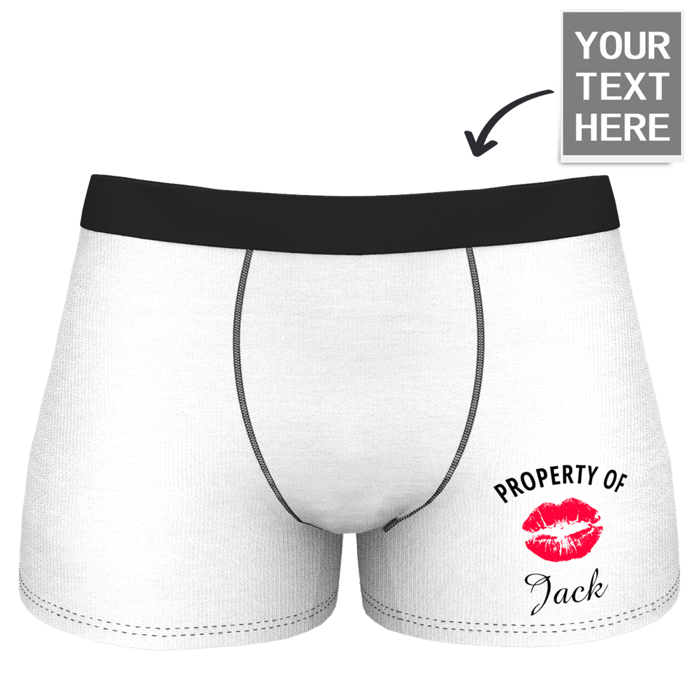 Your Name Was Here Personalised Boxer Shorts