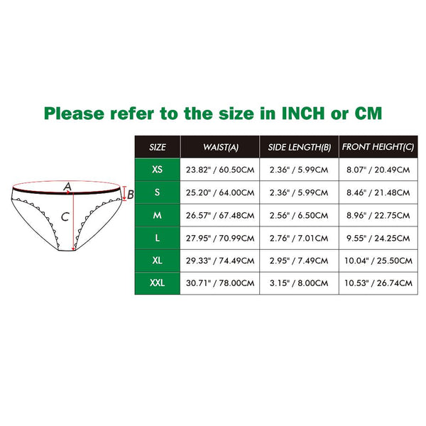 Custom Face with Santa Hat Christmas Underwear Funny Christmas Panties for Her - MyFaceBoxerUK
