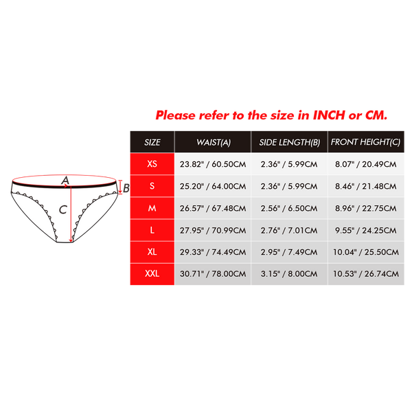 Custom Face Women's Panties Candy Hearts - MyFaceBoxerUK