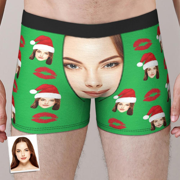 Personalize Boxers with Face Custom Photo Underwear Best Christmas Gift for Him