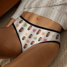 Custom Face Women's Panties Candy Hearts - MyFaceBoxerUK