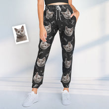 Custom Cat Face Sweatpants Unisex Joggers Gift For Pet Lovers - MyFaceBoxerUK