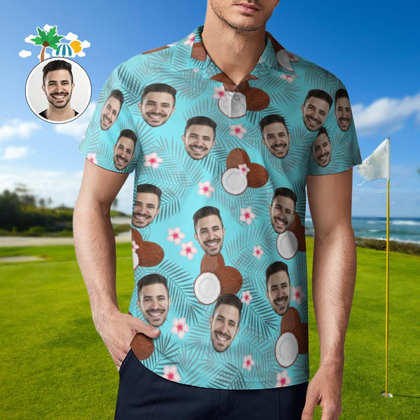 Great tits like Coconuts Men's Polo Shirt Great tits like Coconuts Golf  Shirt