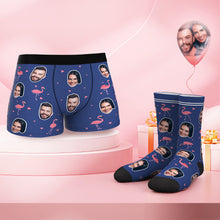 Custom Face Boxer Shorts And Socks Set LOVE TOGETHER - MyFaceBoxerUK